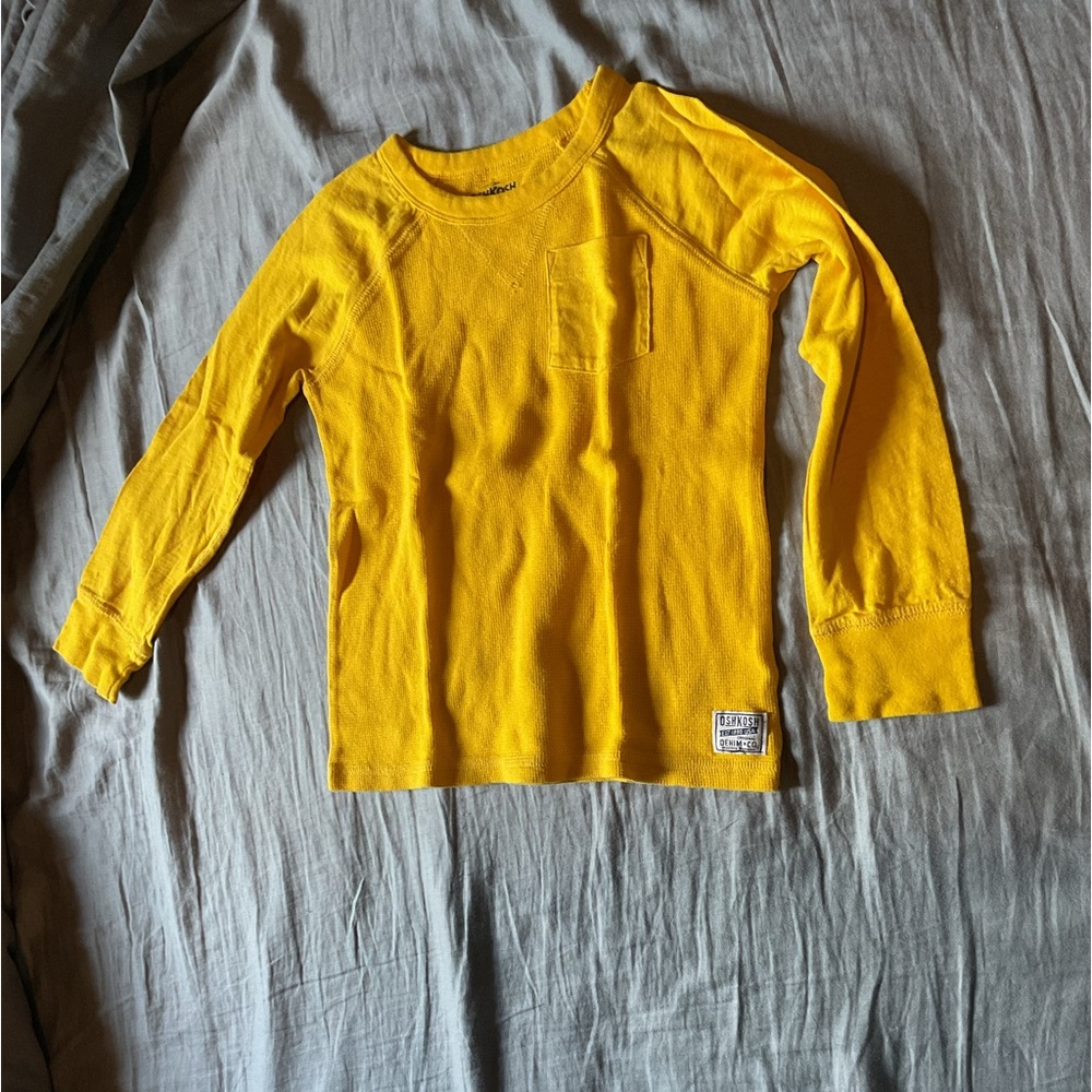 Kids Osh Kosh Shirt Thermo Long Sleeve Short  Size 6T Like new!!!!